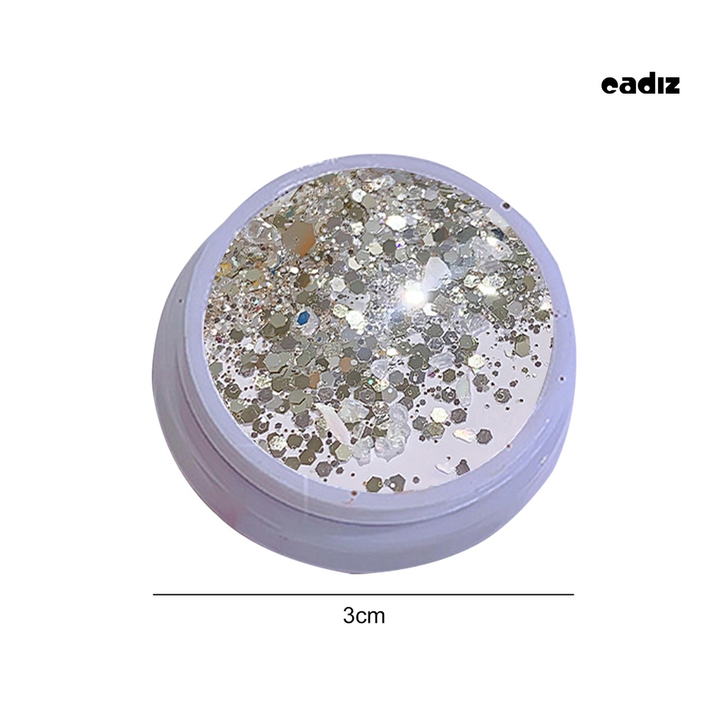 1 Hộp Sequin Lấp Lánh Hình Dạng Bất Đối Xứng Chống Va Chạm Trang Trí Móng Nghệ Thuật