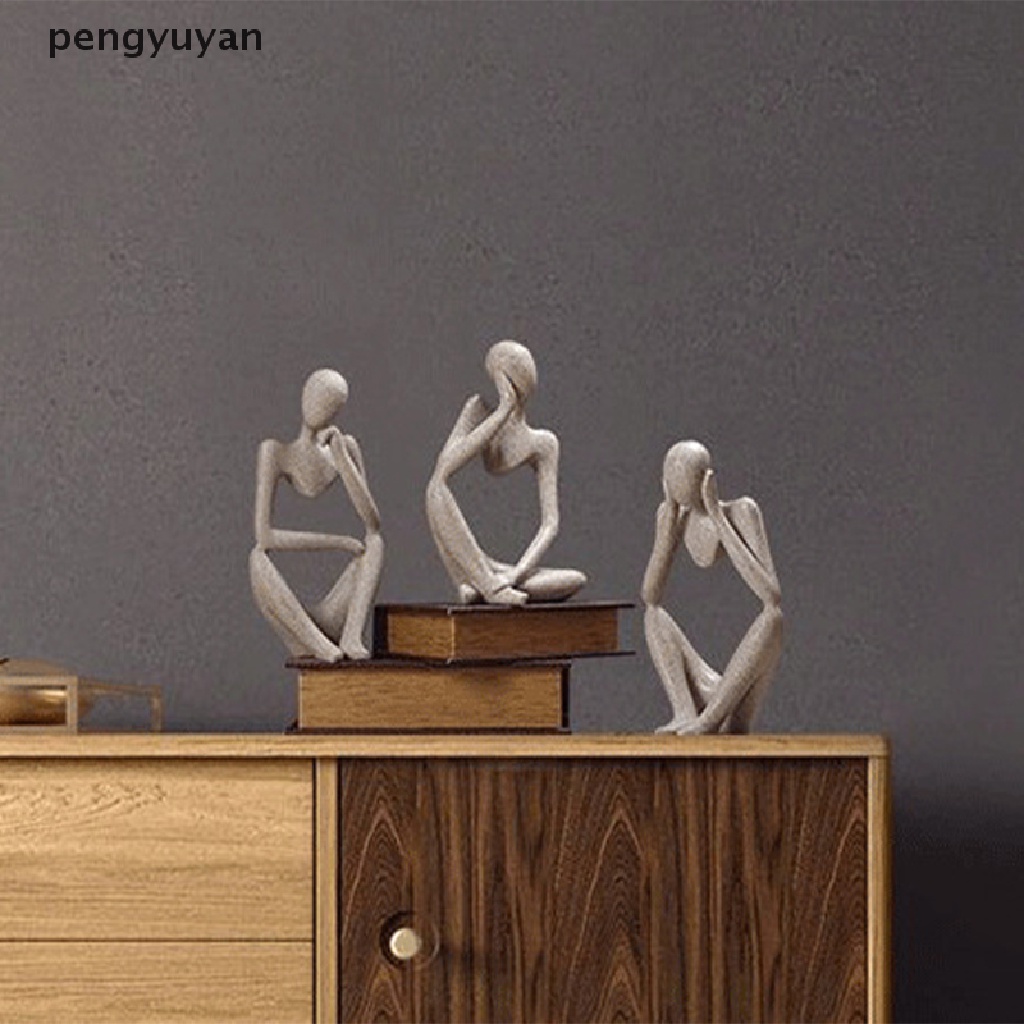 [pengyuyan] Tượng Điêu Khắc Thủ Công Hiện Đại Trang Trí Phòng Khách [Mới]