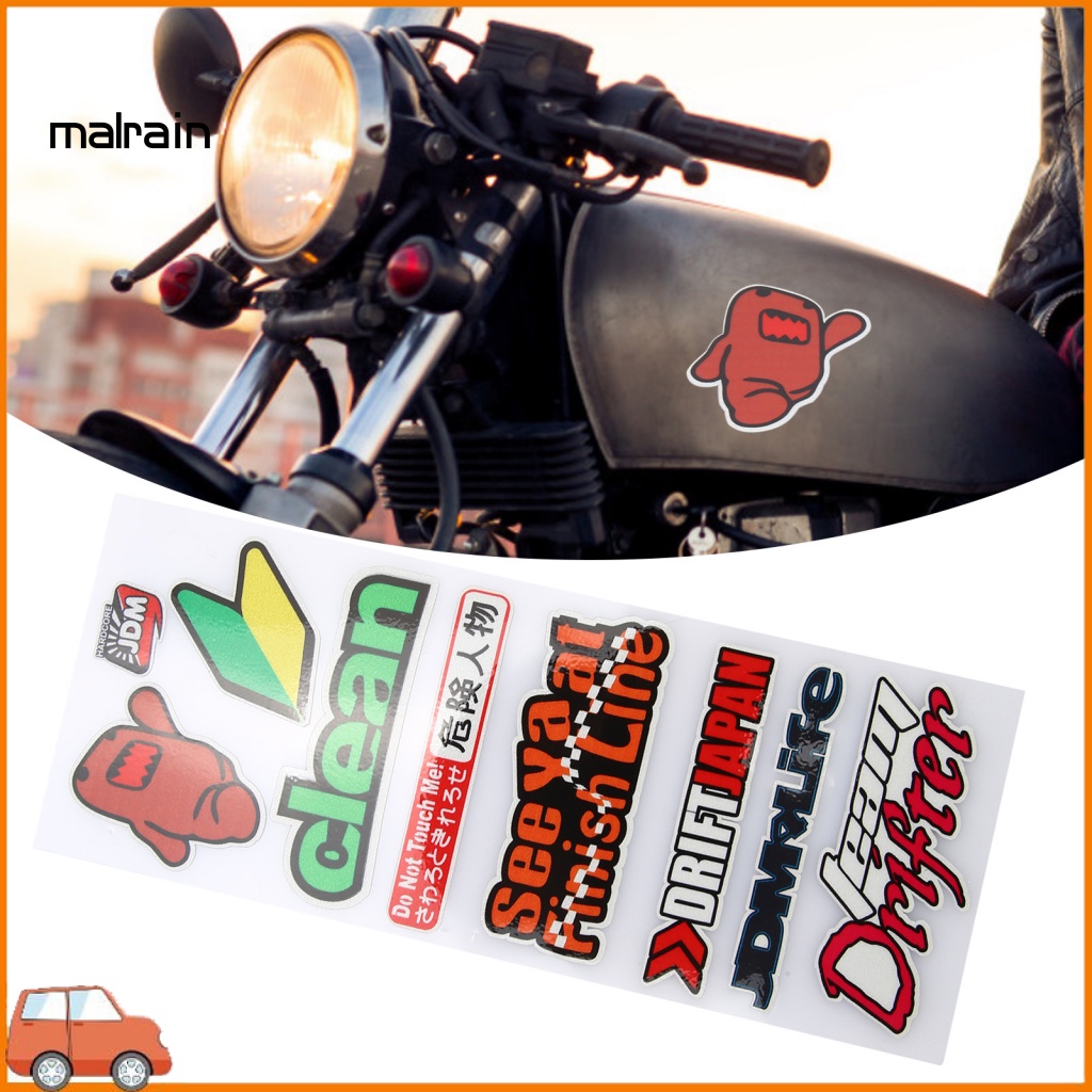 Bộ 5 Miếng Dán Trang Trí Xe Mô Tô Chống Mòn Dễ Tháo Gỡ
