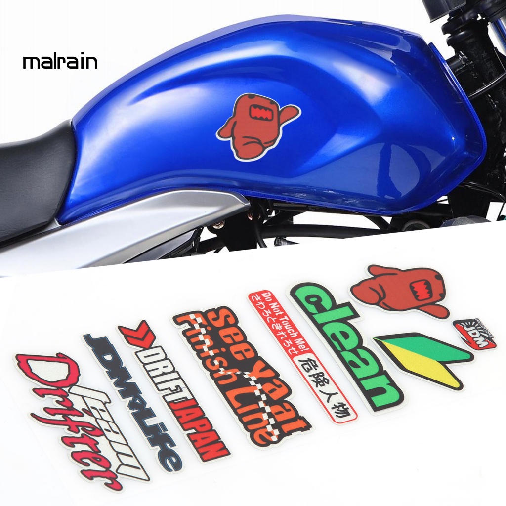 Bộ 5 Miếng Dán Trang Trí Xe Mô Tô Chống Mòn Dễ Tháo Gỡ