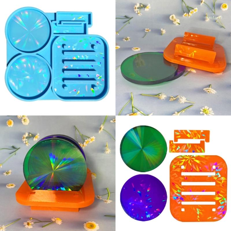 Khuôn Silicone Làm Đế Lót Ly Bằng Resin Tiện Dụng