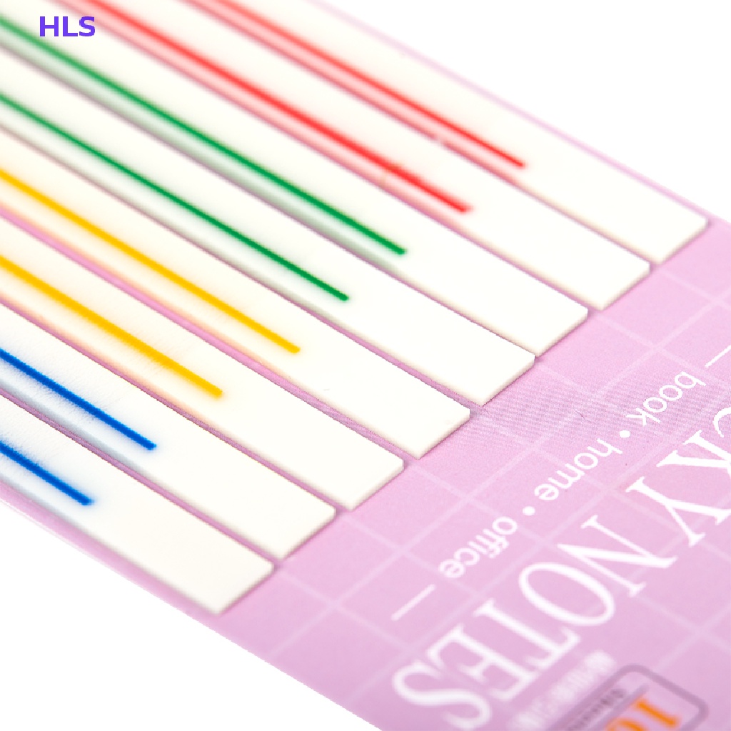Set 60 Miếng Dán Ghi Chú Màu Macaron Trong Suốt Tiện Dụng