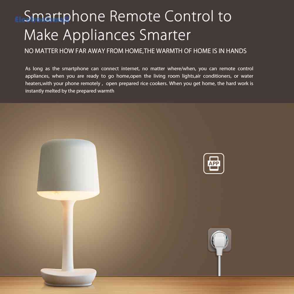 Ổ Cắm Điện Thông Minh Kết Nối WiFi EU 16A Mall01.vn