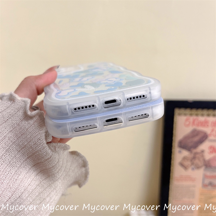 Ốp Điện Thoại Silicon Mềm Họa Tiết Hoa Bướm Cho iPhone 14 13 12 11 Pro Max X XR Xs Max 6 7 8 Plus