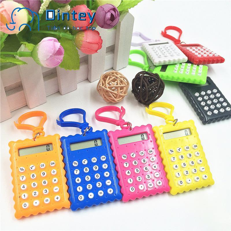 ✍Máy Tính Điện Tử Mini Hình Bánh Quy Cho Học Sinh