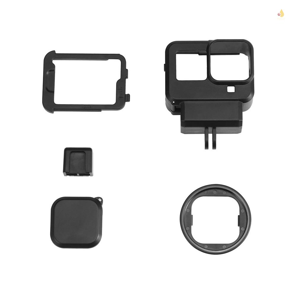 Khung Nhựa Bảo Vệ Vlogging Với Giá Đỡ Và Bộ Lọc Ống Kính Vlog Tương Thích Với 8 Khung Nhựa Bảo Vệ Máy Ảnh