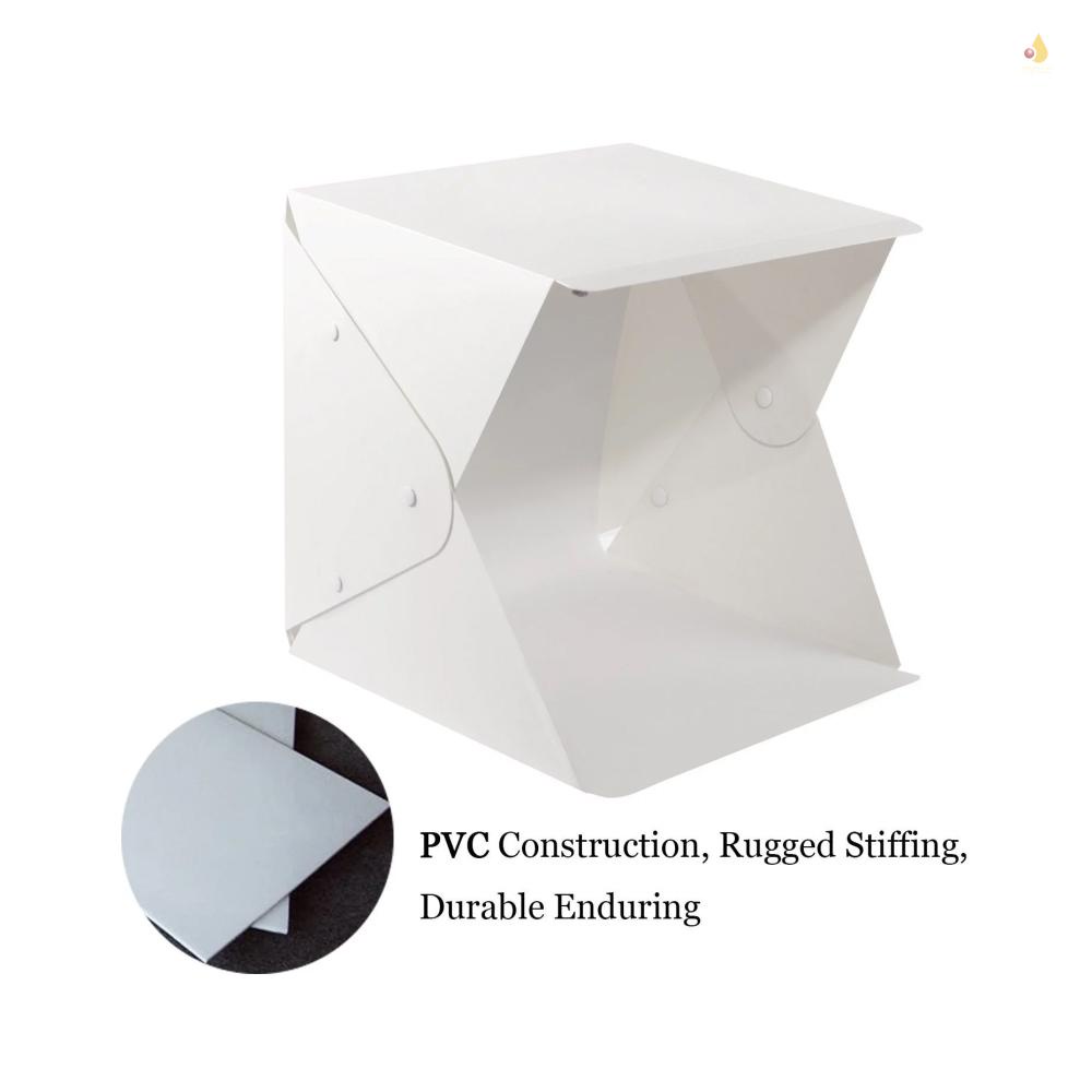 Hộp Chụp Ảnh Mini Mềm Mại Có Đèn LED 200 / 300 / 400mm Chuyên Dụng