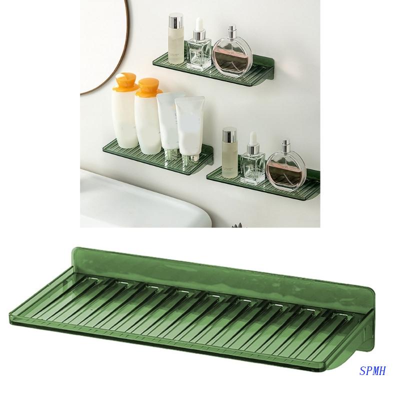 Giá Đựng Đồ Dùng Gắn Tường Không Đục Lỗ Tiện Dụng Cho Nhà Tắm / Phòng Ngủ