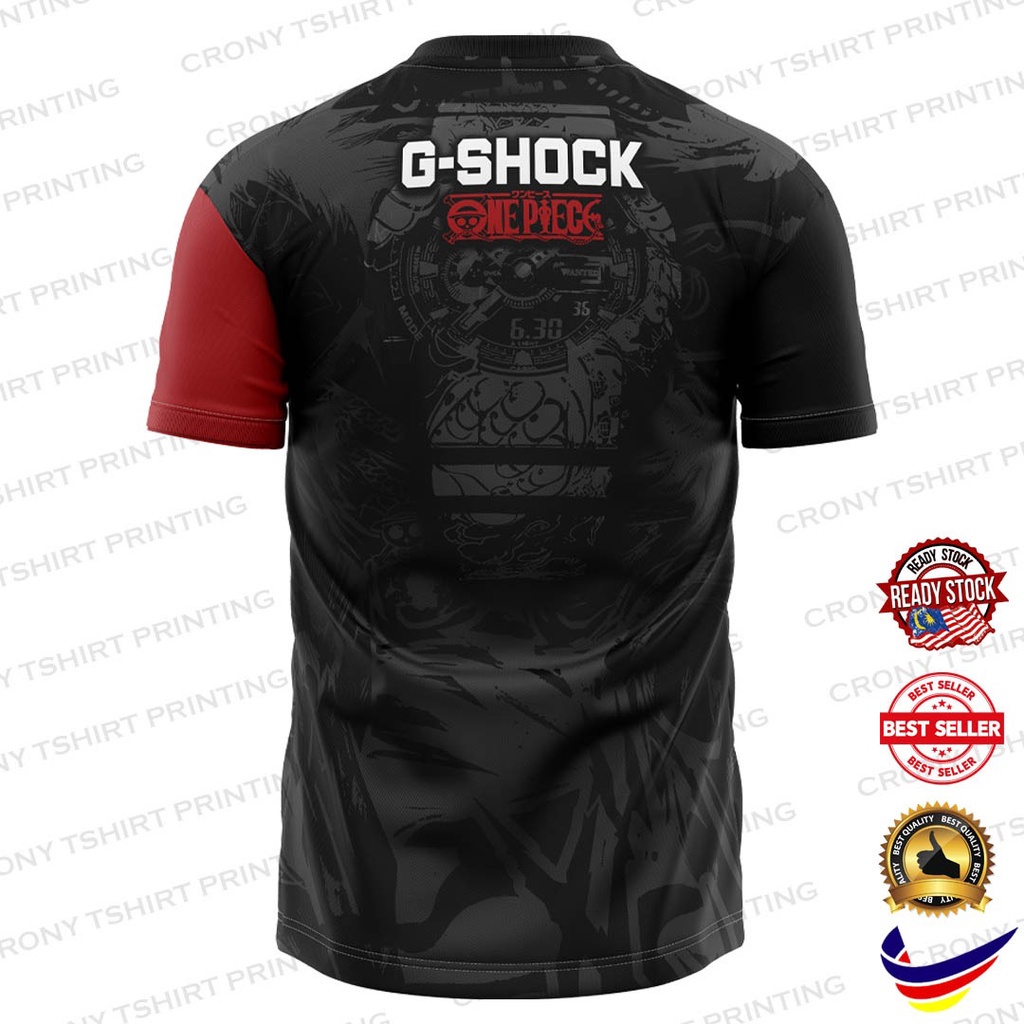 Áo thun thăng hoa onepiece x gshock ga 110 | Baju jersey thăng hoa | Áo thun onepiece | Thong | Longxuan