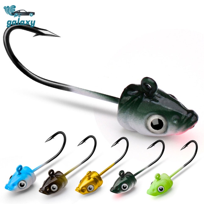 Galaxy Set 5 Mồi Giả Nhử Cá 3.5g / 5g / 7g Gắn Kèm Móc Câu
