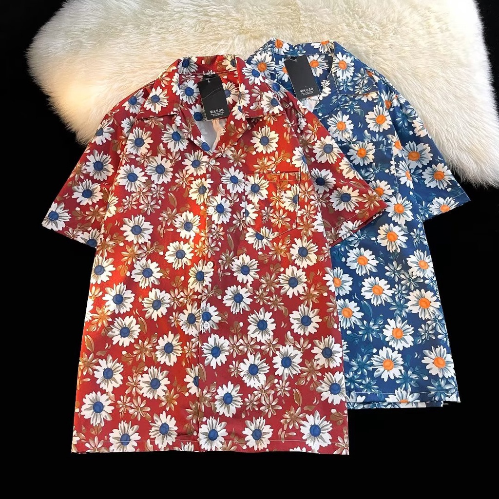 Áo Sơ Mi Tay Lửng Cổ Vuông Đơn Giản Thời Trang Mùa Hè Cho Nam