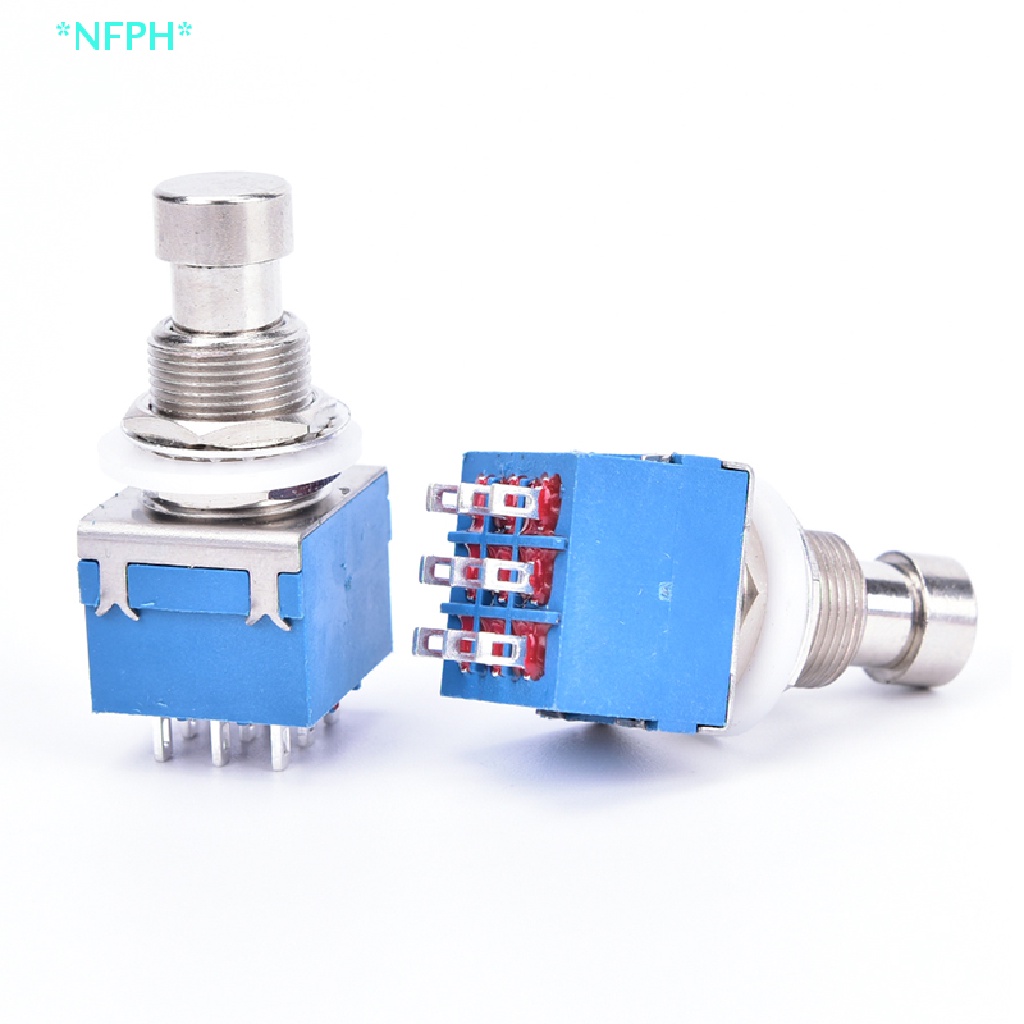 Bộ 10 Bàn Đạp Hiệu Ứng 9-pin 3PDT Bằng Kim Loại Cho Guitar Mới