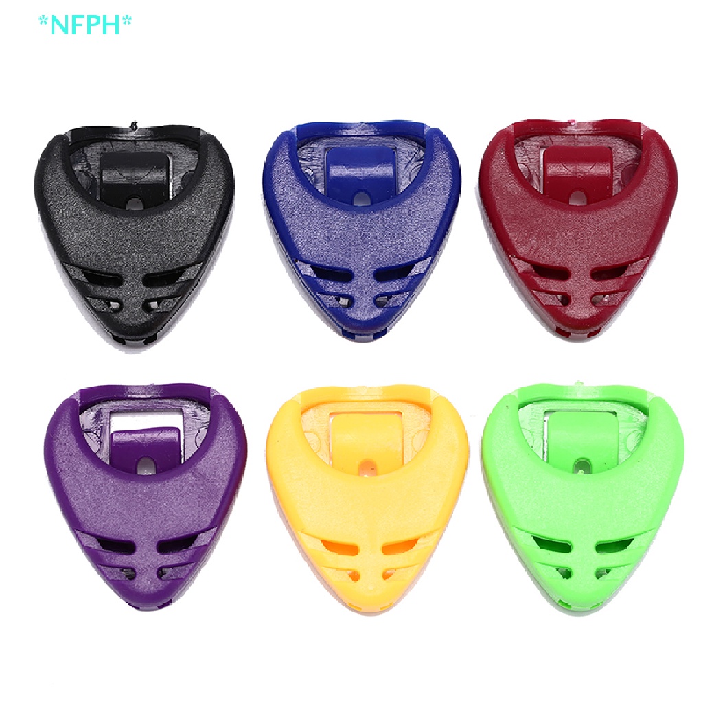 Bộ 6 Miếng Gảy Đàn guitar Bằng Nhựa Hình Trái Tim Mới