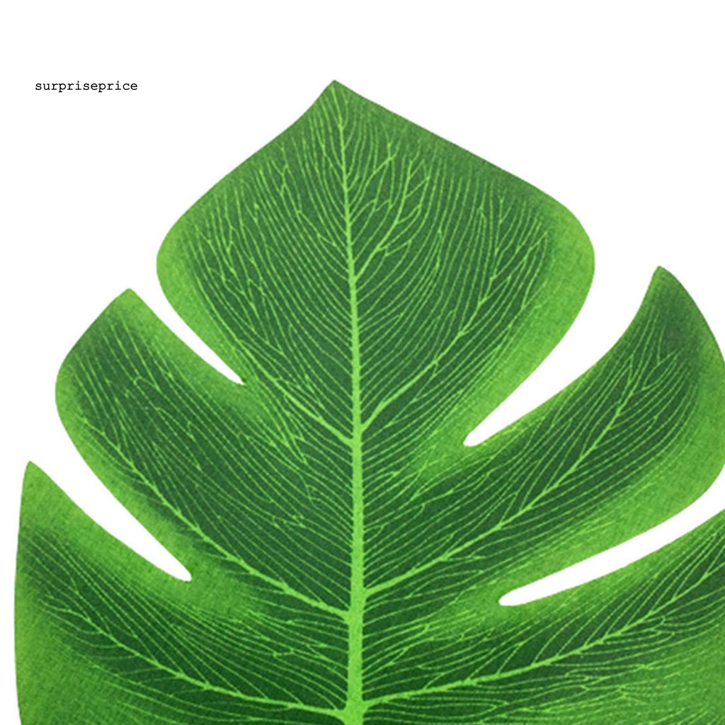 Set 10 Lá Monstera Giả Không Phai Màu Có Thể Giặt Được