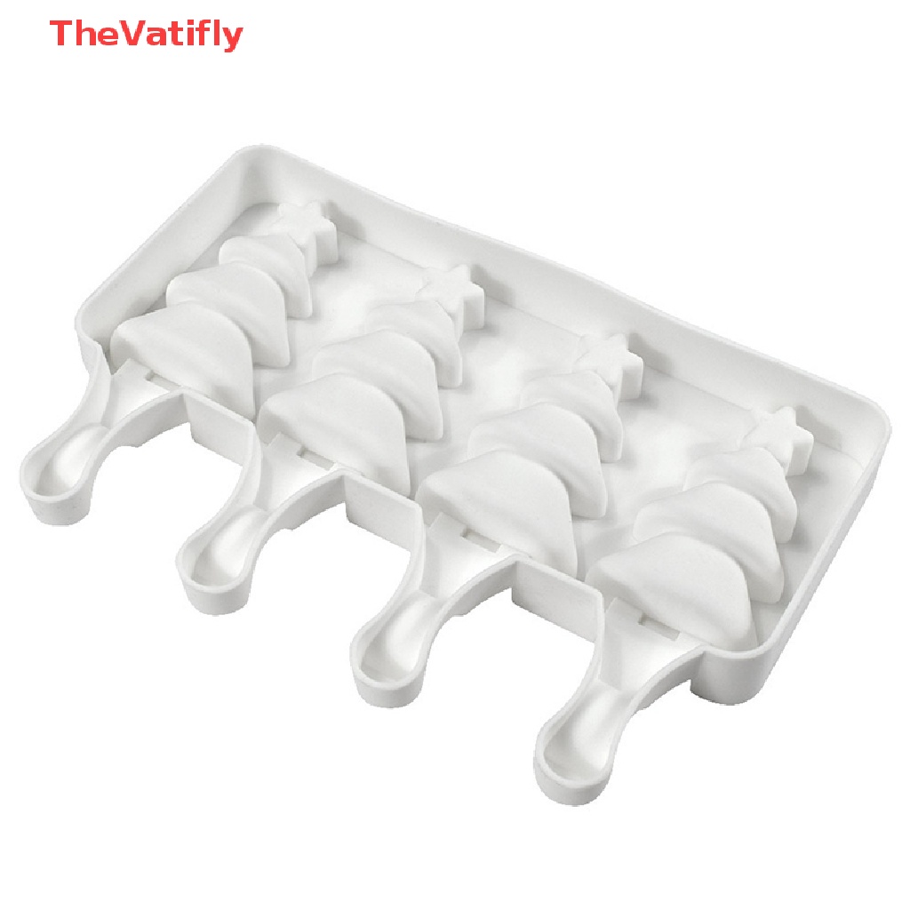 Khuôn Silicone Làm Kem / Sô Cô La Hình Cây Thông Giáng Sinh DIY