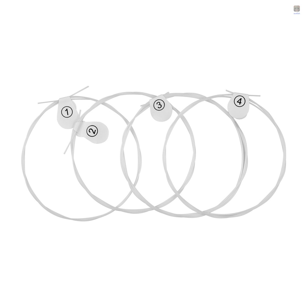 Set 4 Dây Đàn Ukulele (. 024-.026) Chất Liệu Nylon Thay Thế Cho Ukulele Concert 23 Inch