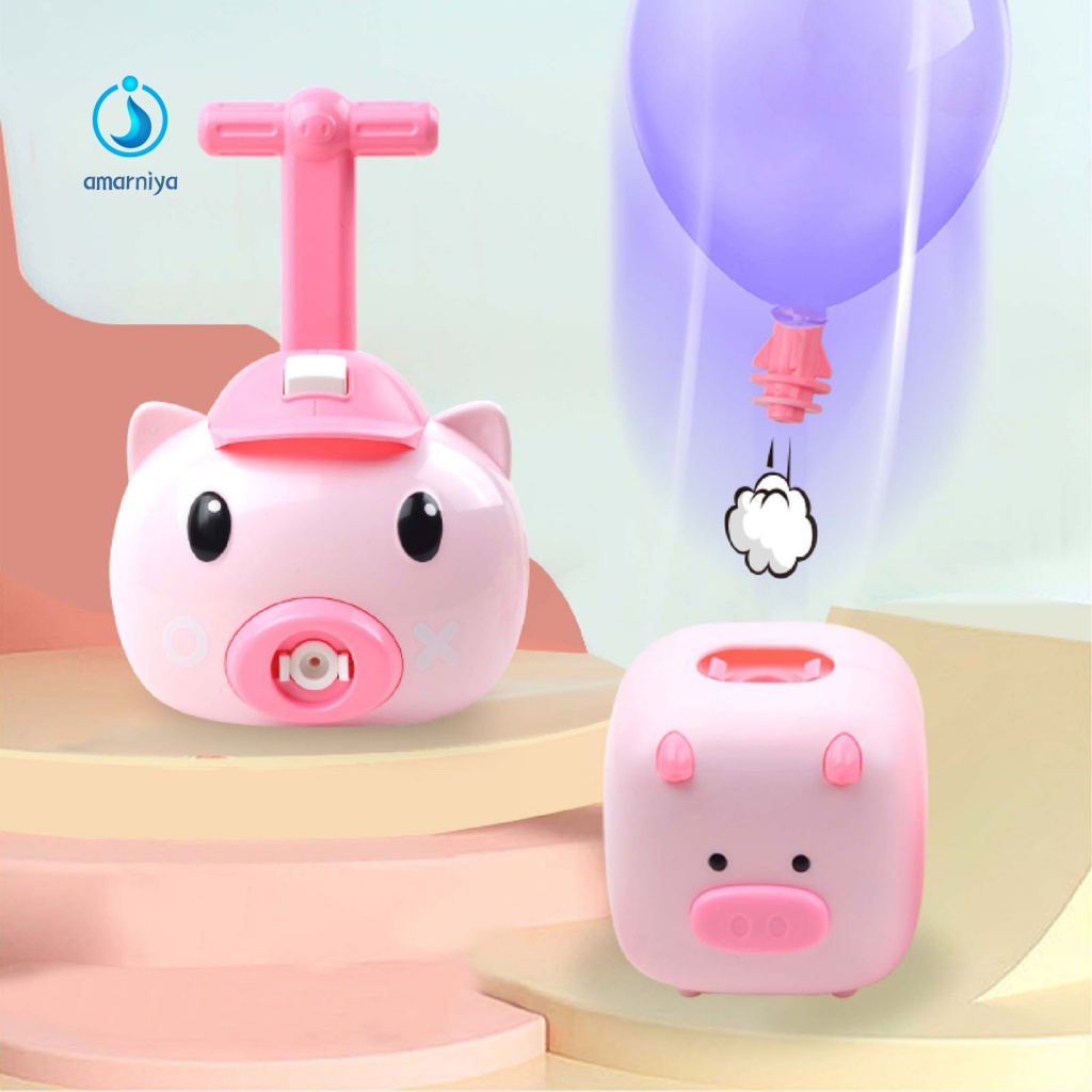 1 Bộ Đồ Chơi Xe Hơi Chạy Bằng Bong Bóng Vui Nhộn Cho Bé