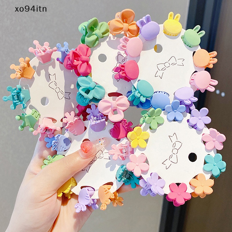 Set 10 Kẹp Tóc Hoa Dễ Thương Cho Bé Gái