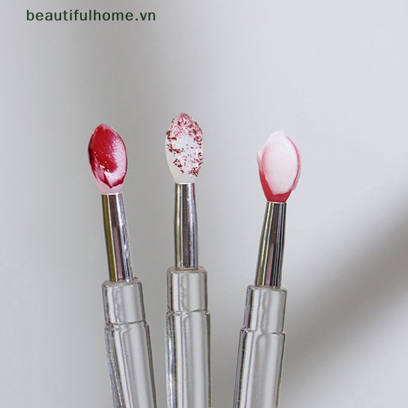 Bộ 3 Cọ Silicone Đắp Mặt Nạ Môi Chống Bụi Tiện Dụng