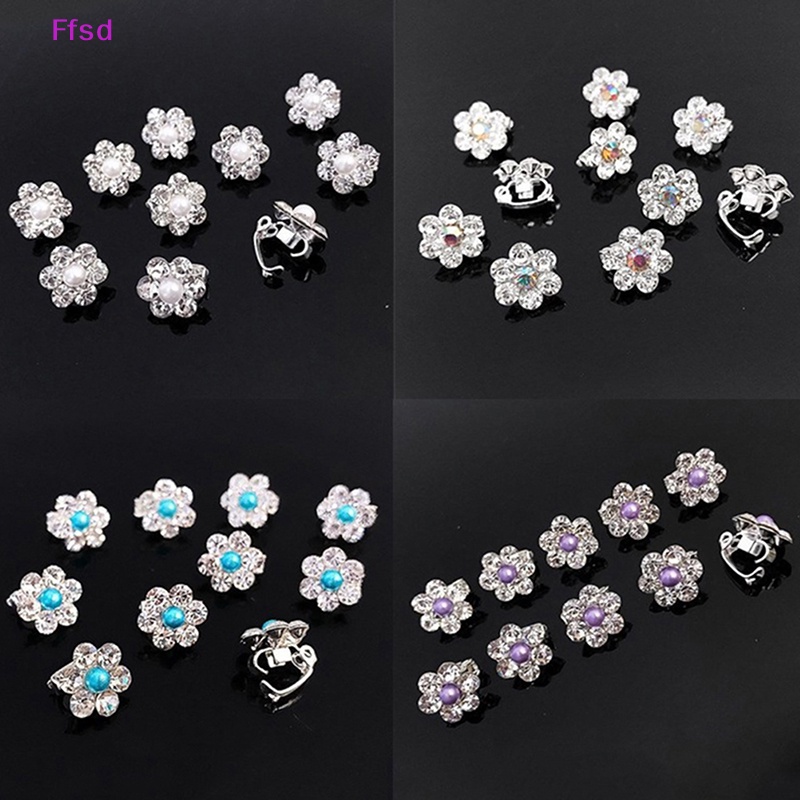 Set 10 Kẹp Tóc Kim Loại Dễ Thương Cho Bé Gái