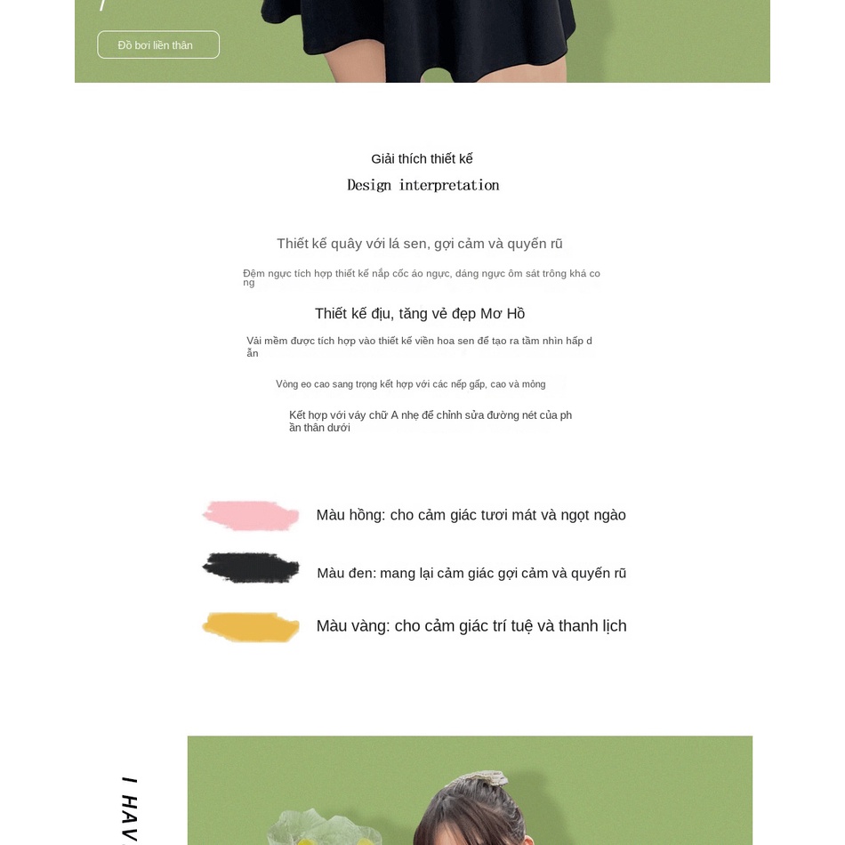 Bộ Đồ Bơi Nâng Ngực Màu Trơn Thời Trang Mùa Xuân Quyến Rũ Cho Nữ