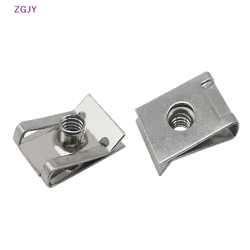 Set 10 Kẹp Chữ U Bằng Thép Không Gỉ M6 M5 M4 M8 8mm 5mm 6mm 4mm Cho Xe Máy / Xe Hơi ATV Mới