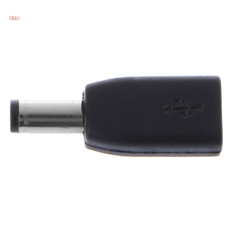 Đầu Nối Chuyển Đổi DC 5.5x2.1mm Male Sang Micro USB Female