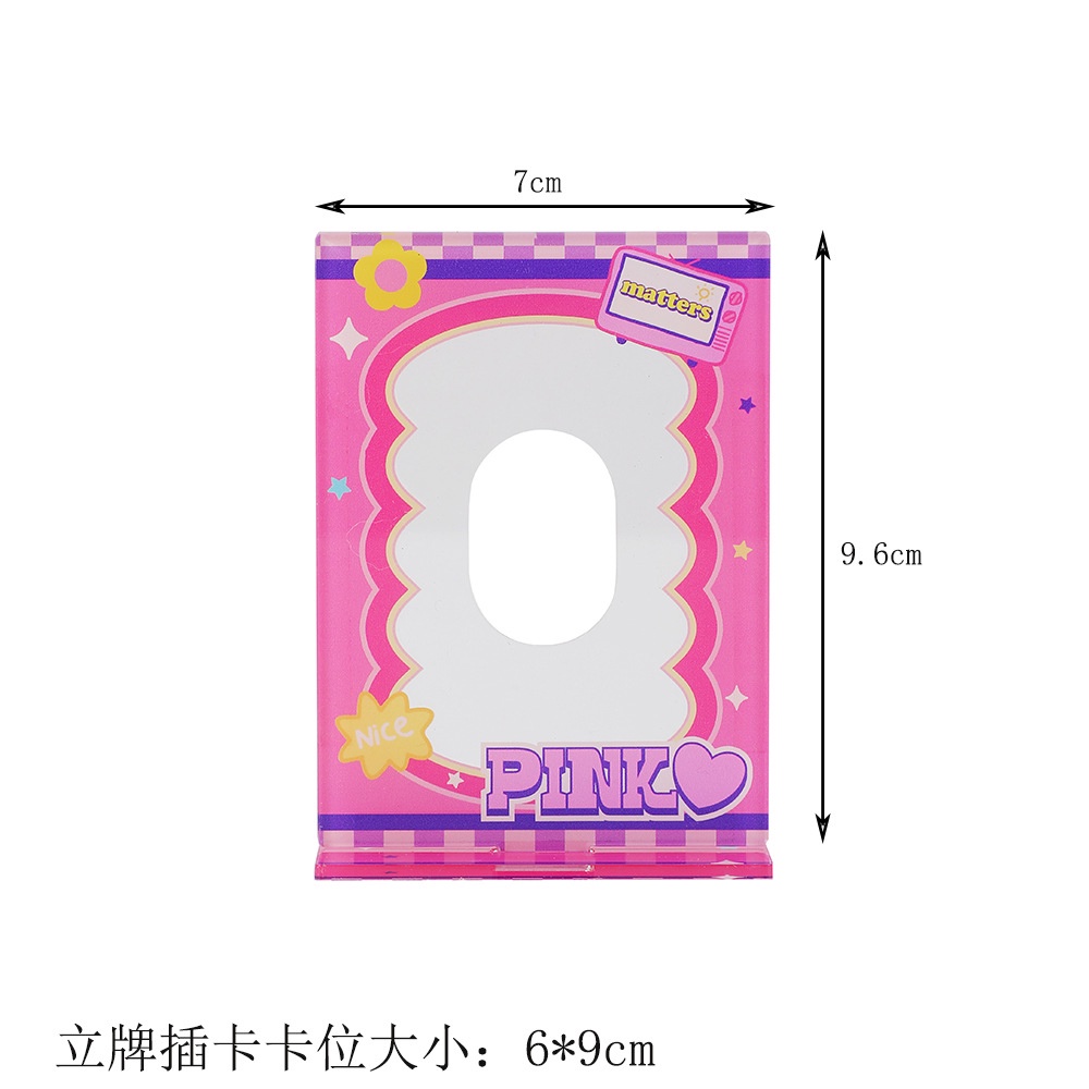 Khung Trưng Bày Thẻ Ảnh Để Bàn Bằng Acrylic