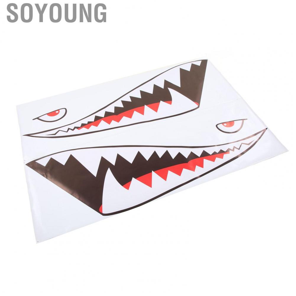 Soyoung Auto Side Door Sticker Mouth  Decal Lightweight Car Exterior