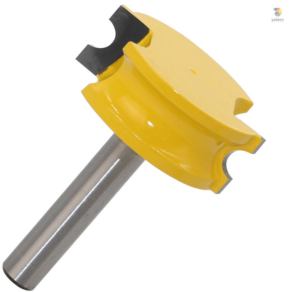 Set 2 Mũi Phay Cắt Gỗ Hình Chữ T Đầu Cong 1 / 2-inch Chuyên Dụng