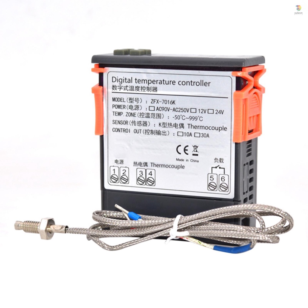 Bộ Điều Khiển Nhiệt Độ Kỹ Thuật Số Zf-7016K 30A Độ Chính Xác Cao Cho Tủ Lạnh