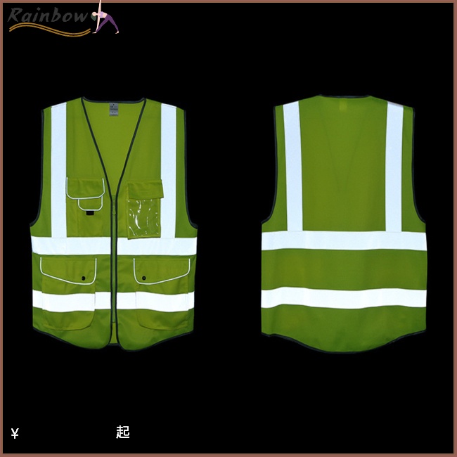 Bộ Quần Áo Bảo Hộ Phản Quang Không Tay An Toàn Khi Lái Xe