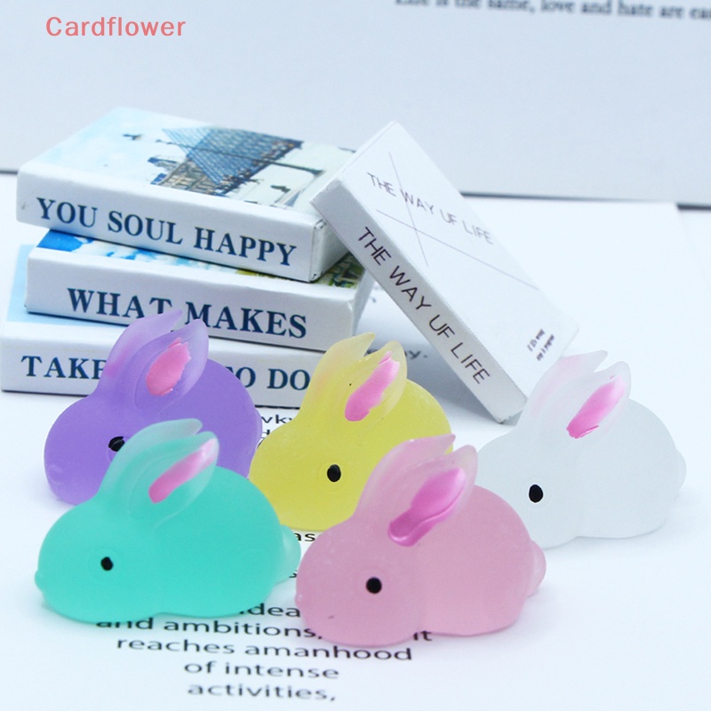 1 Thỏ Dạ Quang Trang Trí Phong Cảnh Mới