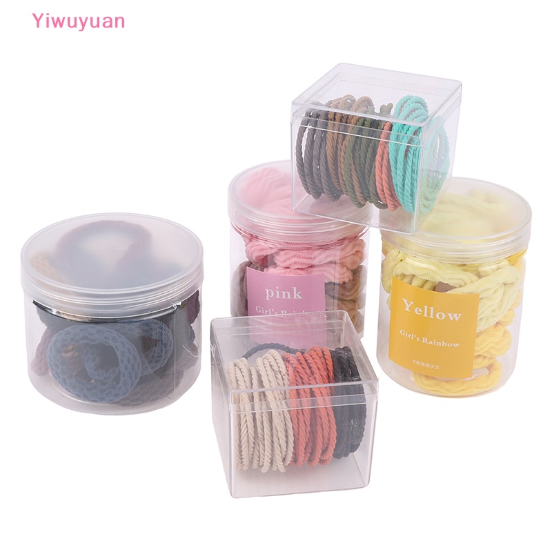 Bộ 50 / 20 / 30 Dây Thun Buộc Tóc Nhiều Màu Sắc