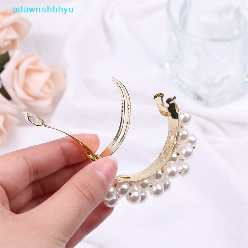 Kẹp Tóc Đuôi Ngựa Đính Ngọc Trai Giả Thanh Lịch Cho Nữ