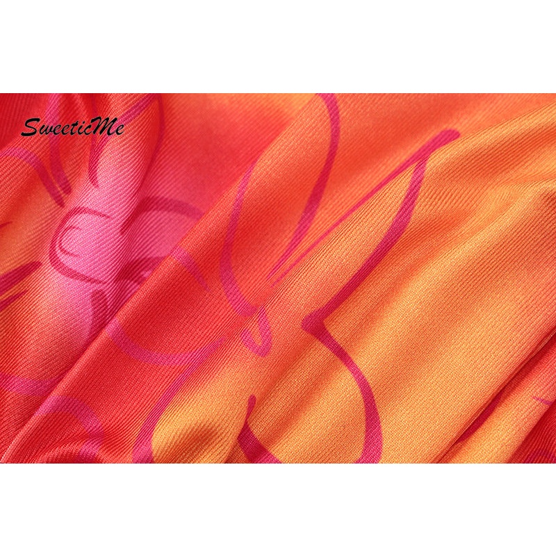 Áo Croptop Hai Dây Dáng Ôm In Họa Tiết Màu Tương Phản Thời Trang 2023 Cho Bạn Gái