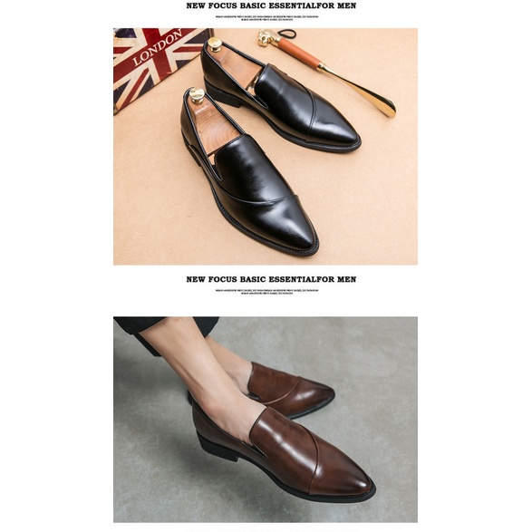 Giày Lười Da Mềm Phong Cách Doanh Nhân Cho Nam, Size 38-48