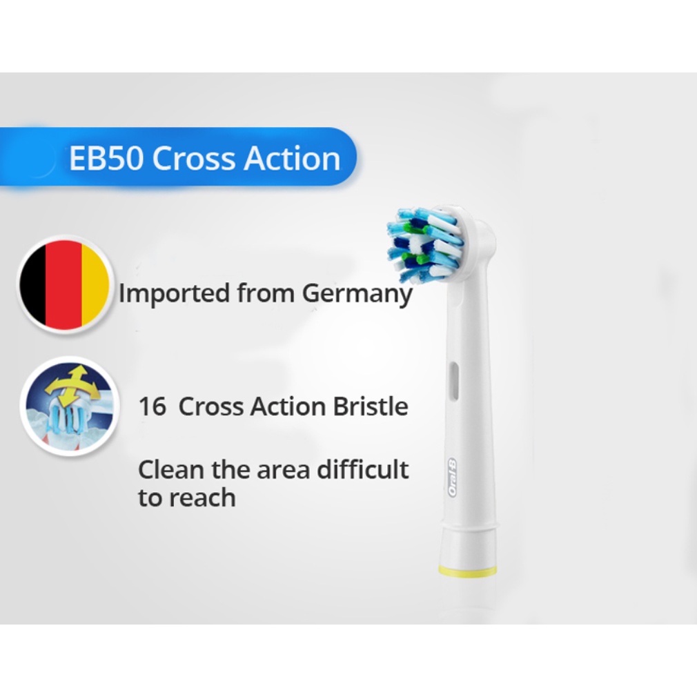 ORAL B Đầu Bàn Chải Thay Thế Cho Bàn Chải Đánh Răng Điện Oral-B EB50 EB20