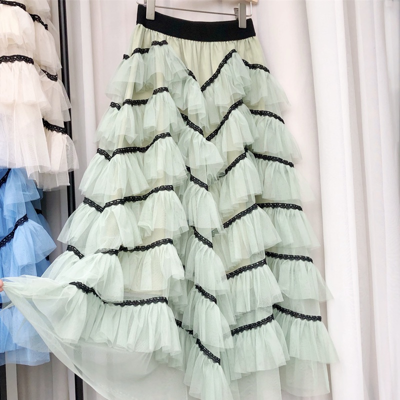 Chân Váy Ren Chữ a Dài 35 inch Thời Trang Cho Nữ