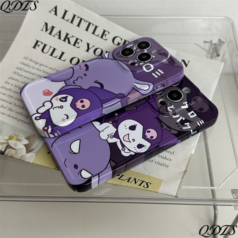 Ốp Điện Thoại Cứng Siêu Mỏng Họa Tiết Kuromi Hoạt Hình Cho Apple / 8p1114pro iPhone13 7max 3LXO