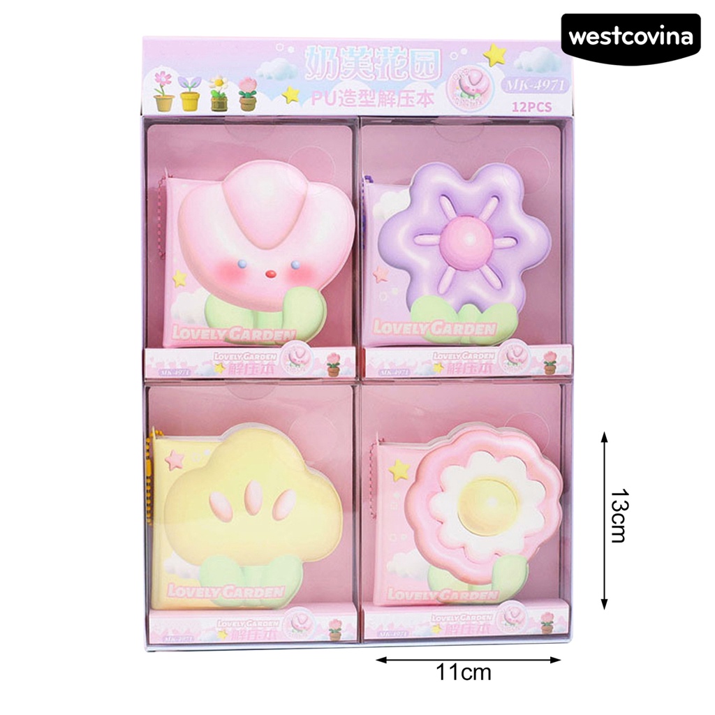 [COD]♪Bộ 4 Sổ Tay Không Dính Họa Tiết Hoạt Hình Dễ Thương