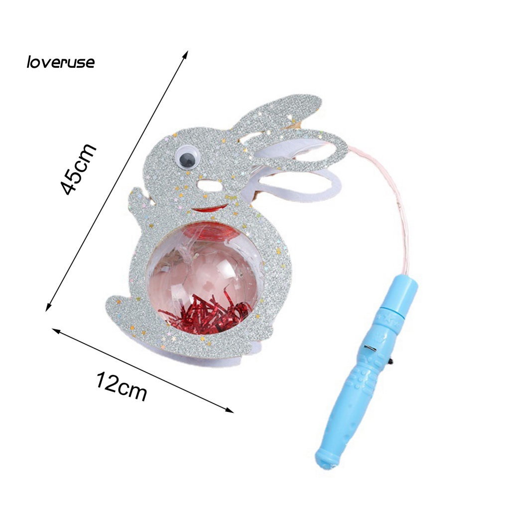 Lồng Đèn Phát Sáng Hình Thỏ Hoạt Hình Trang Trí Năm Mới