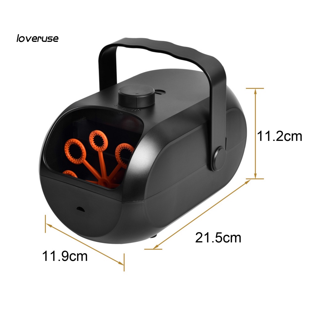 1 Bộ Đồ Chơi Thổi Bong Bóng Tự Động Bằng ABS