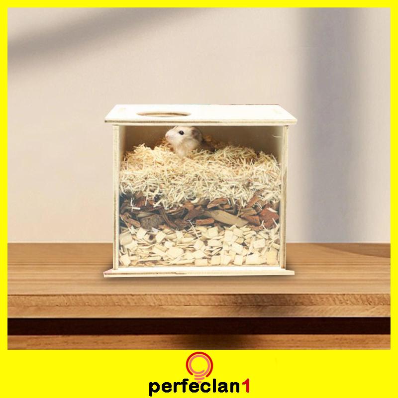 Hộp Tắm Bằng Gỗ Đào Phòng Tắm Cho Chuột Hamster Chinchilla