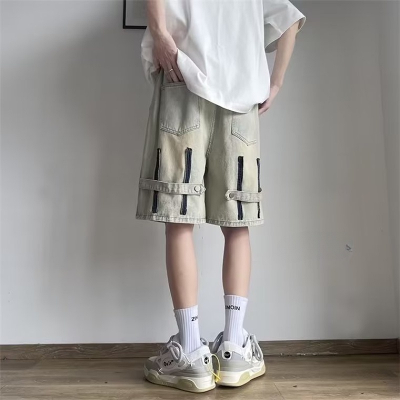 Quần đùi nam đẹp chất lượng cao quần short jean nam phong cách mỹ quần ngố nam phong cách đường phố quần thun nam ngắn xu hướng unisex quần short jean nữ Phổ biến quần bò ngố nam