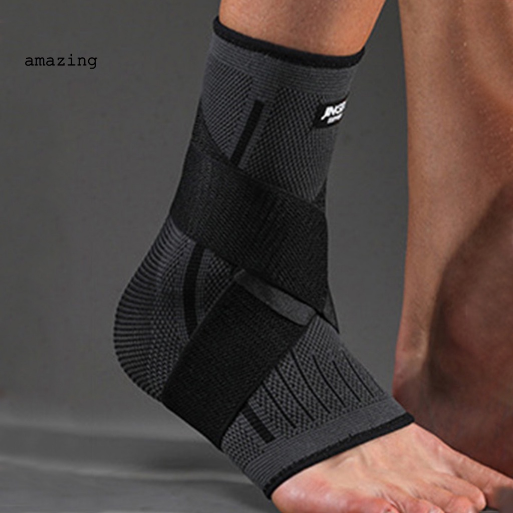 1 Đai Quấn Bảo Vệ Mắt Cá Chân Bằng Nylon Co Giãn Chống Rách Hỗ Trợ Luyện Tập Thể Thao