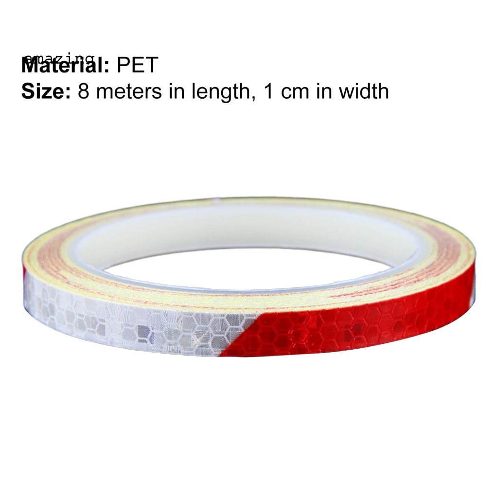 1 Cuộn Đề Can Phản Quang 7 Màu Chống Bụi Trang Trí Xe Hơi Xe Máy