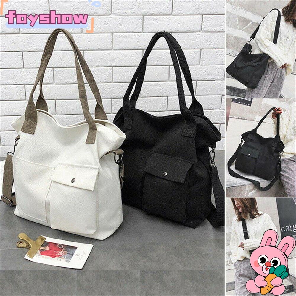 Túi Xách Du Lịch Bằng Vải Canvas Cỡ Lớn Tiện Dụng Thời Trang