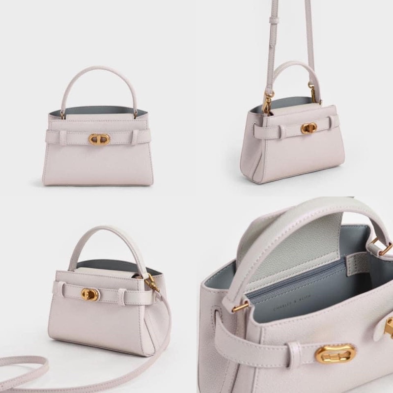 CNK Túi xách nữ mùa Xuân Hè đeo vai hoặc đơn vai dây khóa kim loại nhỏ công việc hàng ngày CK2-50160102