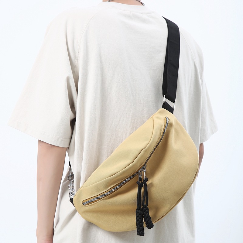 Túi Đeo Chéo Ngực Cỡ Lớn Phong Cách Thể Thao Nhật Bản Cho Nam
